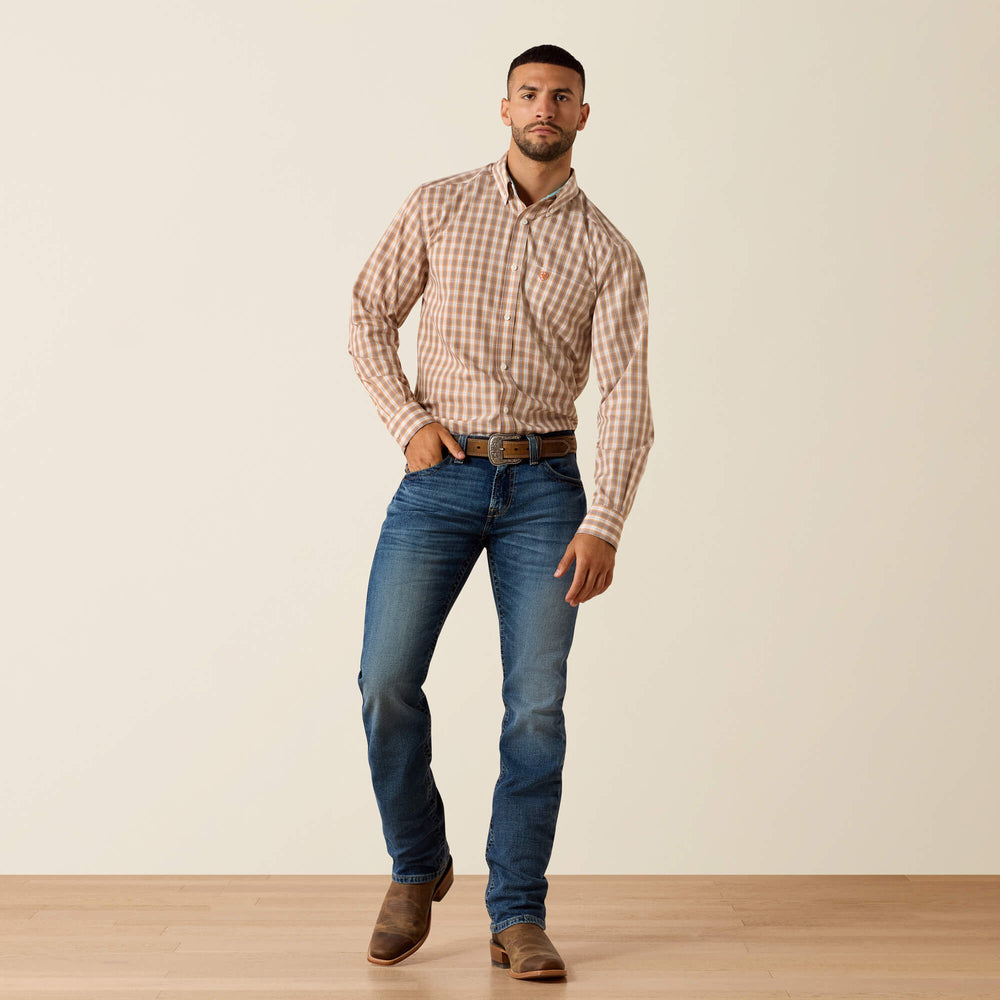 Wrinkle Free Ayden Fitted Shirt Men | Ariat discount