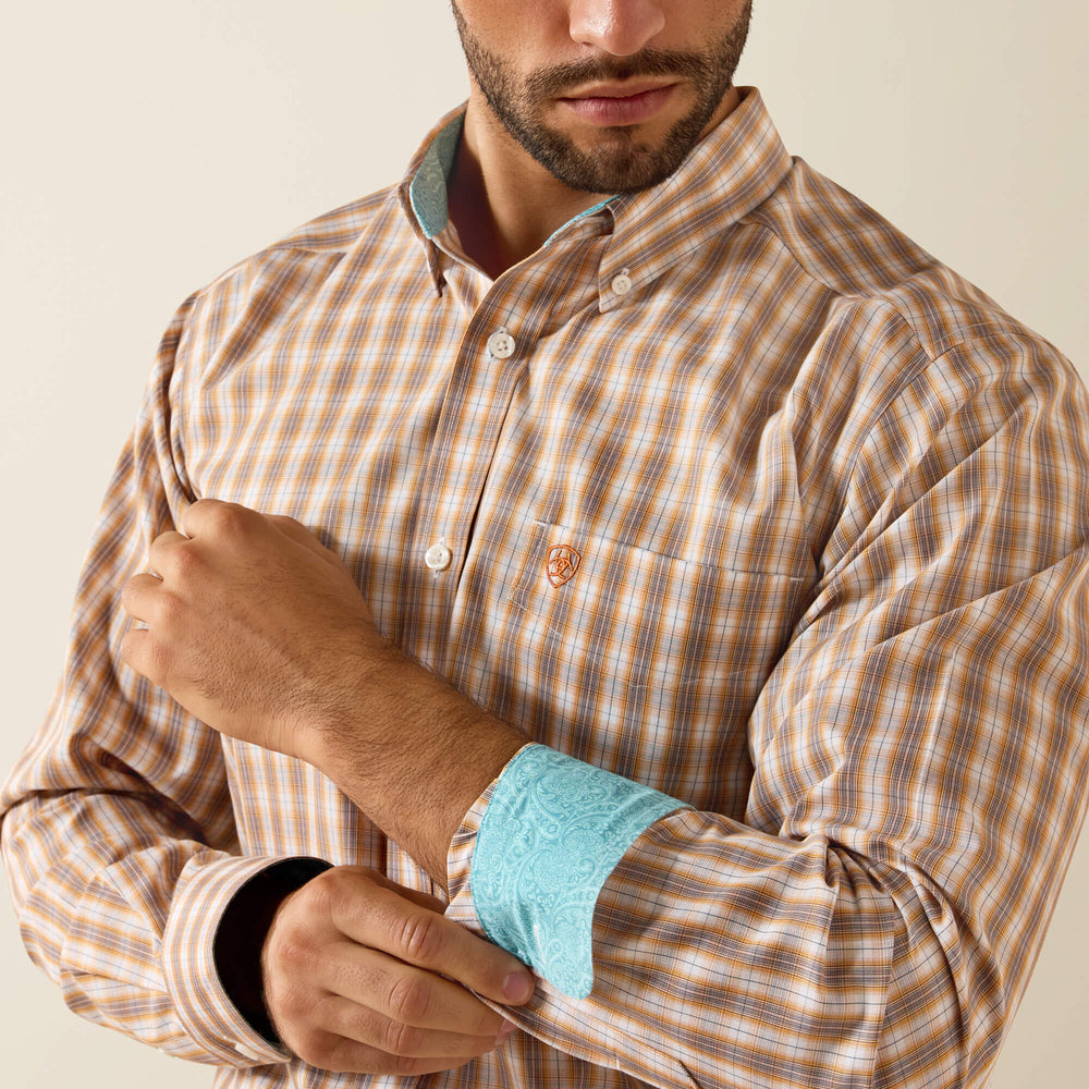 Wrinkle Free Ayden Fitted Shirt Men | Ariat discount