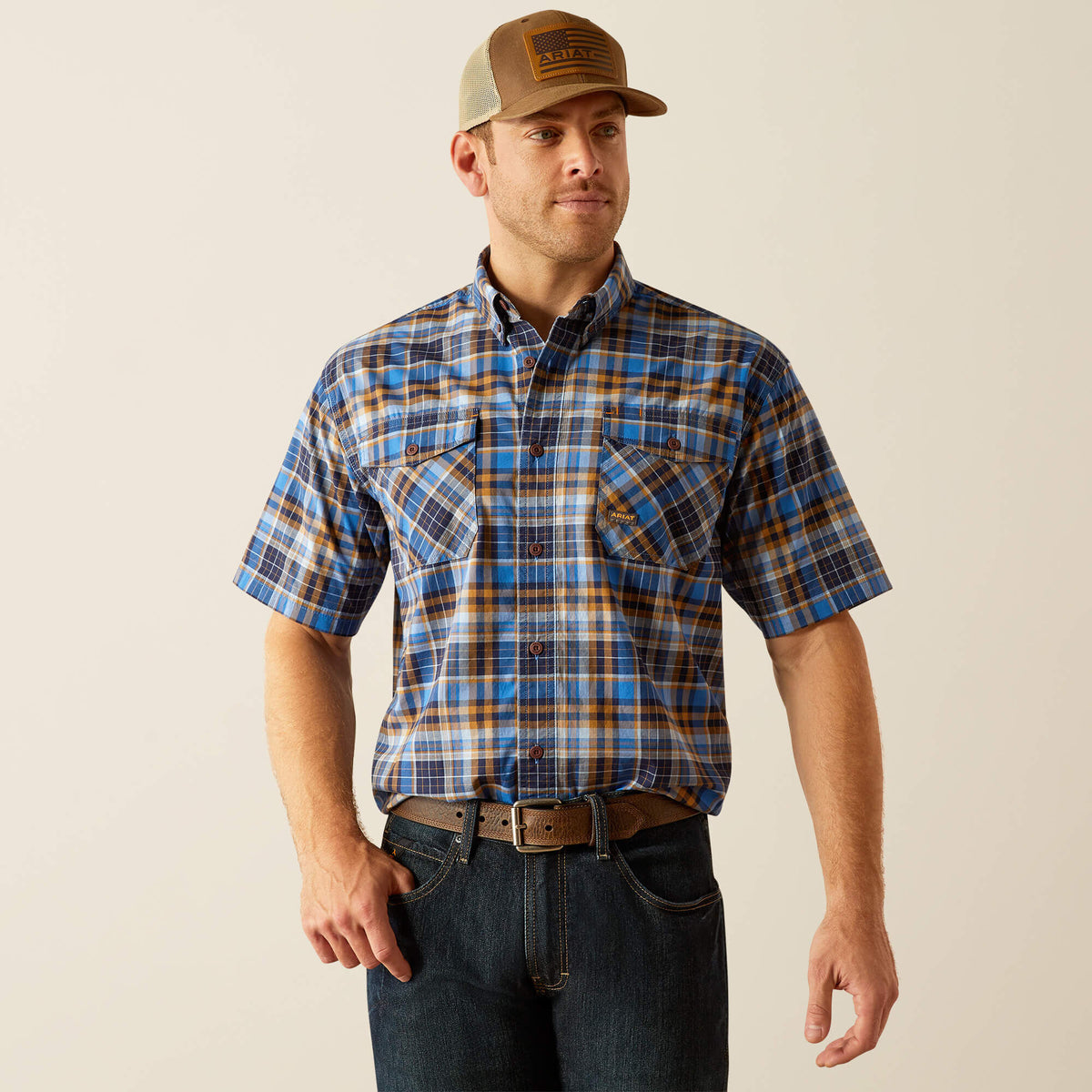 Rebar Made Tough DuraStretch Work Shirt Men | Ariat on sale