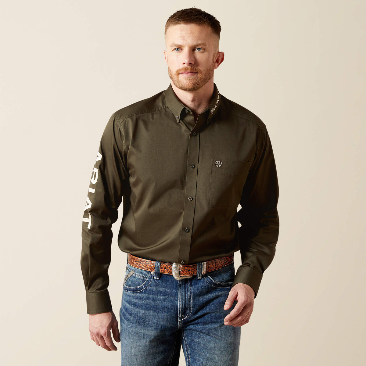 Team Logo Twill Classic Fit Shirt Men | Ariat outlet