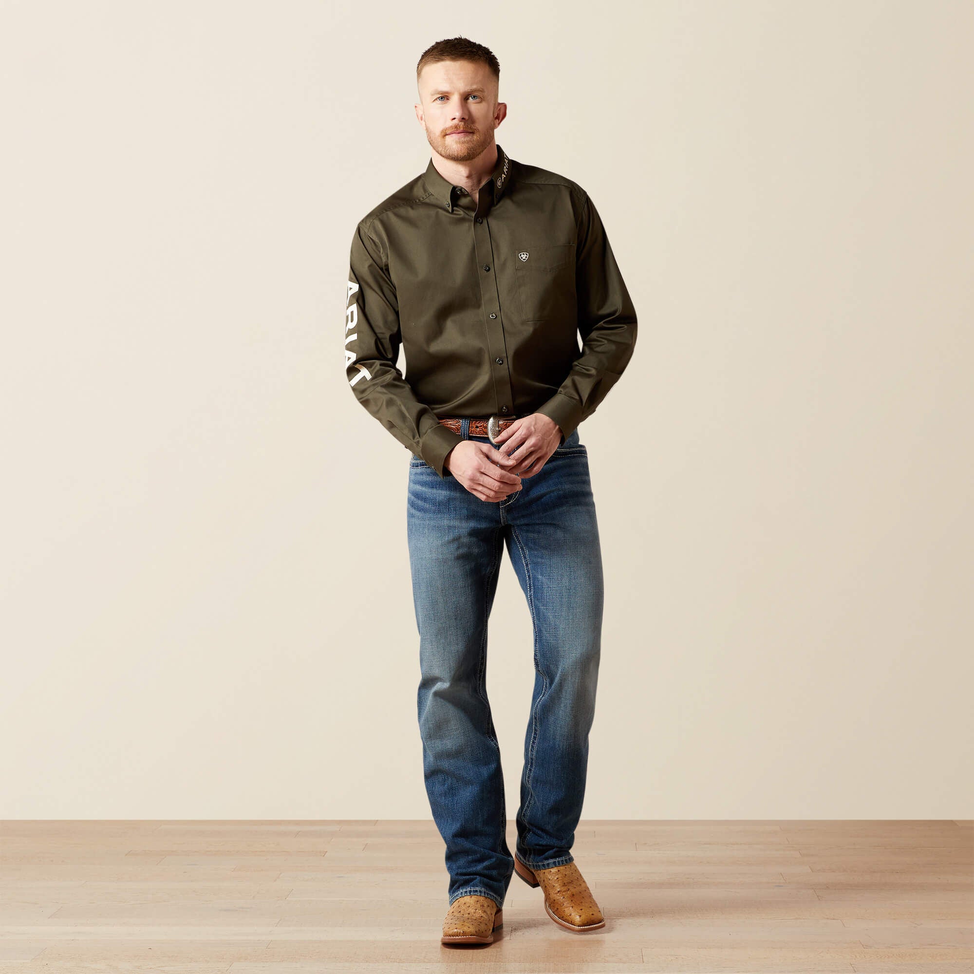 Team Logo Twill Classic Fit Shirt Men | Ariat outlet