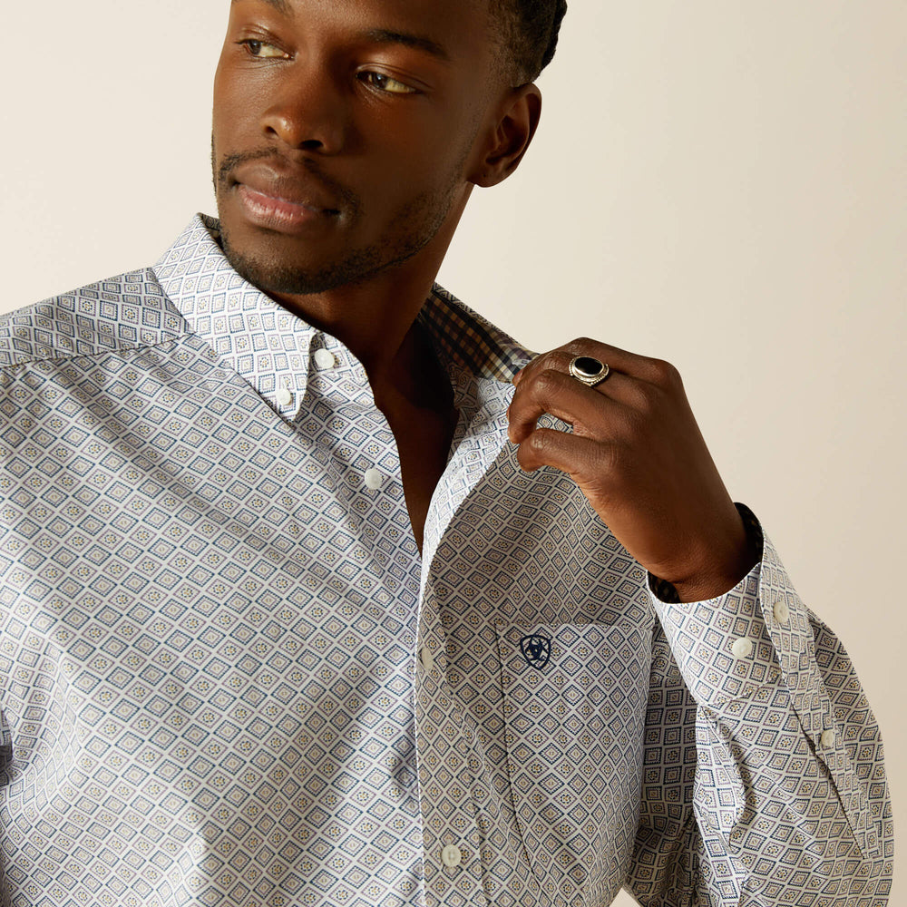 Wrinkle Free Declan Classic Fit Shirt Men | Ariat for sale