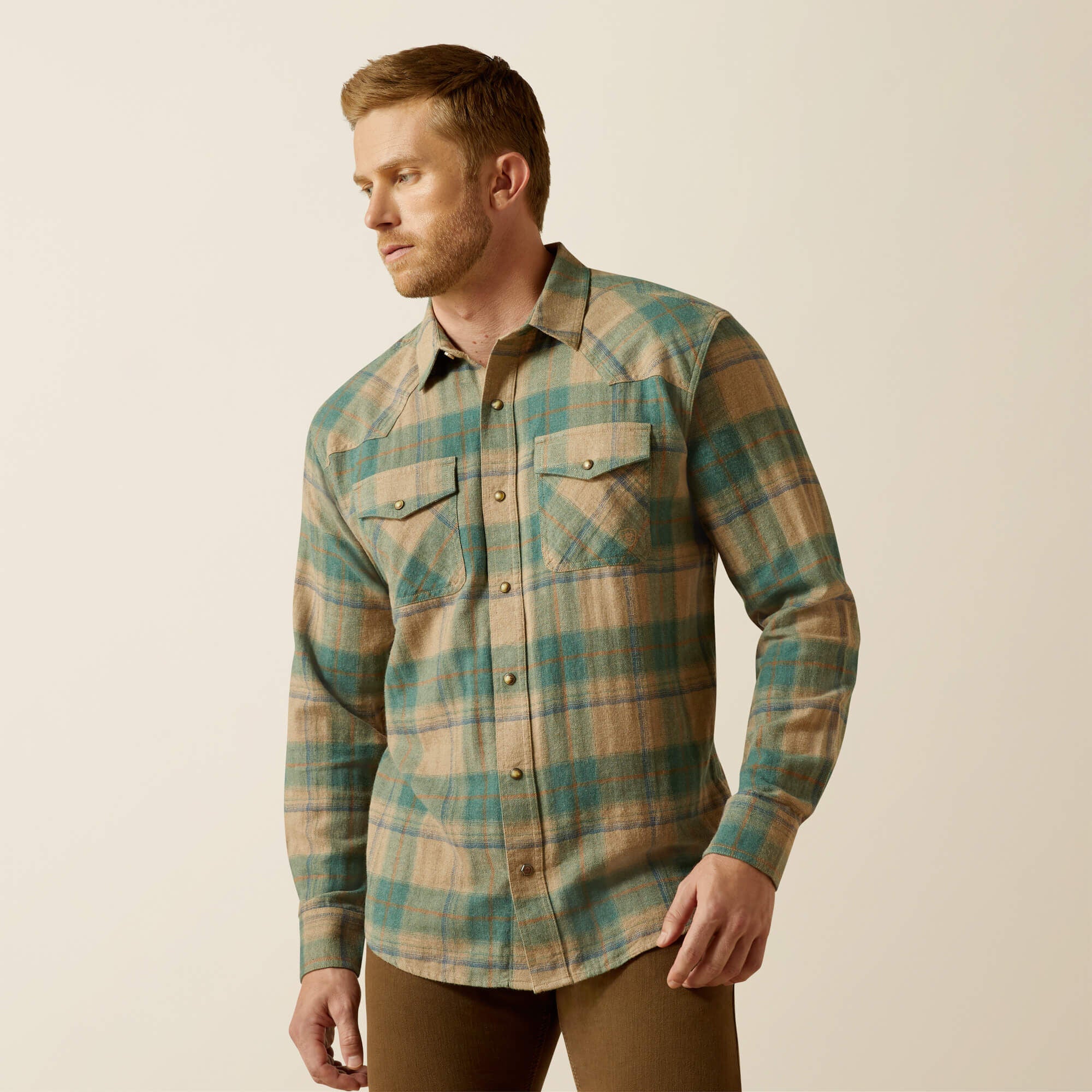 Huxlee Retro Fit Shirt Men | Ariat discount