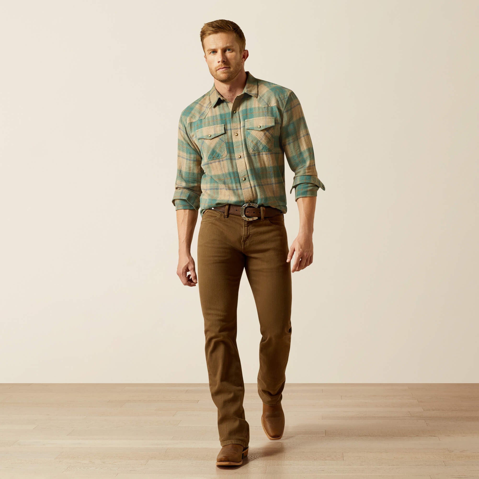 Huxlee Retro Fit Shirt Men | Ariat discount