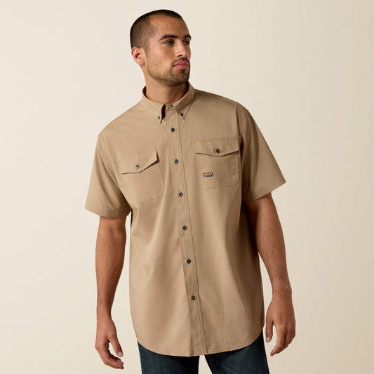 Rebar Made Tough VentTEK DuraStretch Work Shirt Men | Ariat sale