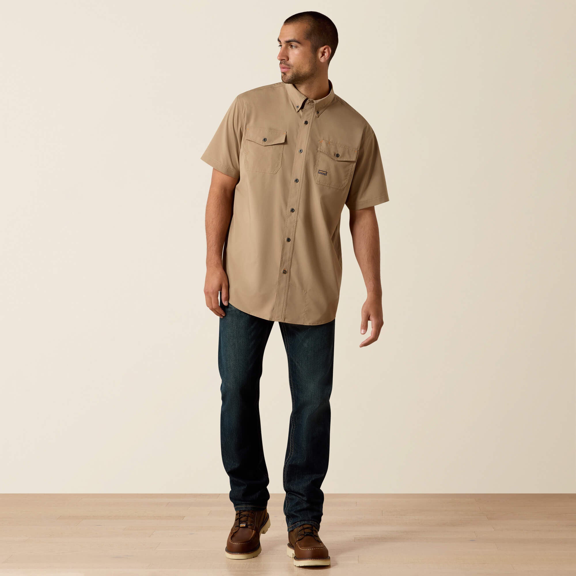 Rebar Made Tough VentTEK DuraStretch Work Shirt Men | Ariat sale