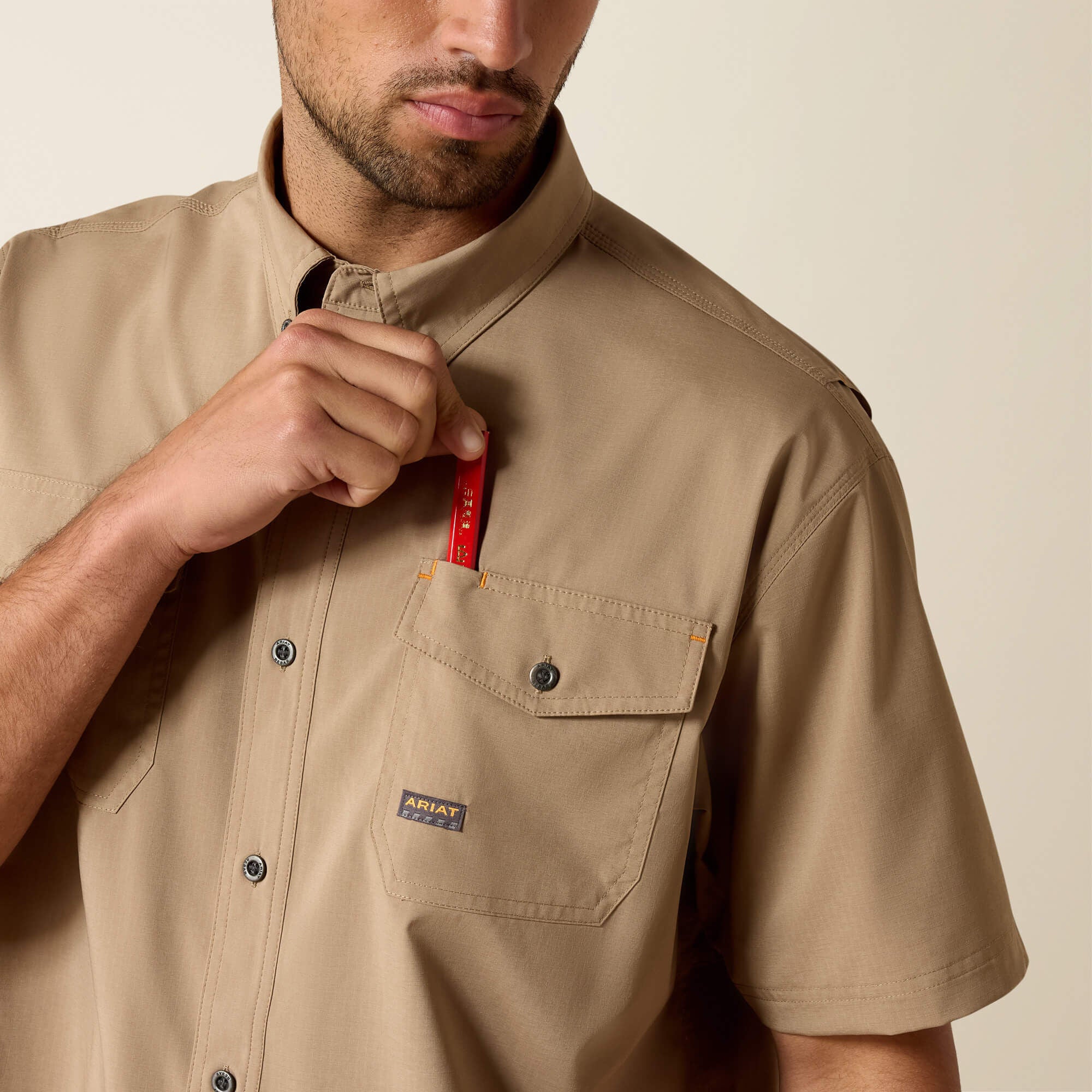 Rebar Made Tough VentTEK DuraStretch Work Shirt Men | Ariat sale