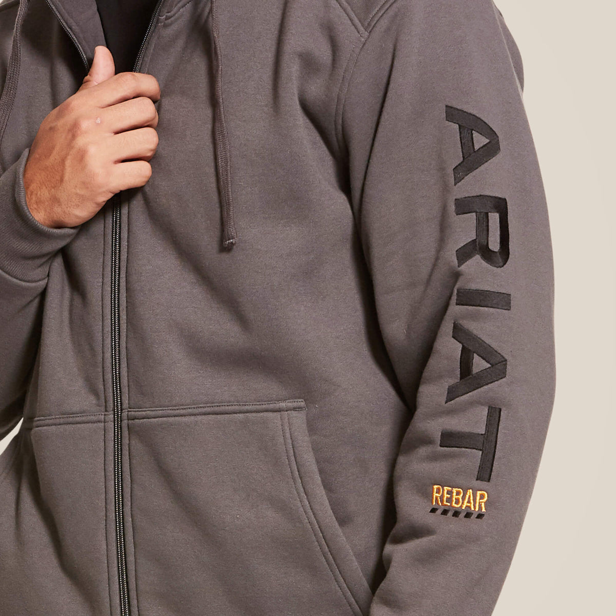 Rebar All-Weather Full Zip Hoodie Men | Ariat discount