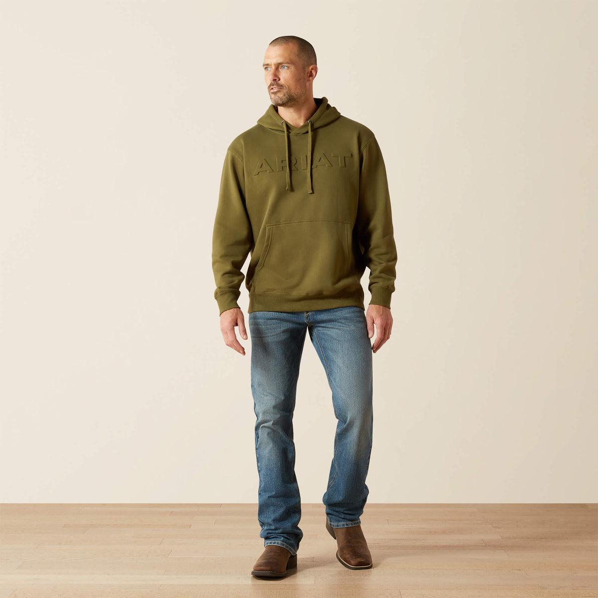 Ariat Embossed Logo Hoodie Men | Ariat outlet