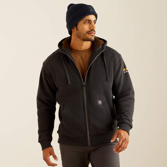 Rebar All-Weather Sherpa-Lined Full Zip Hoodie Men | Ariat online shop