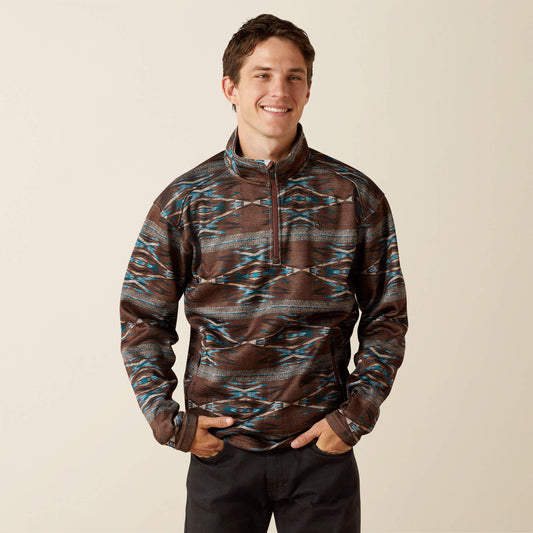 Caldwell Logo 1/4 Zip Sweater Men | Ariat on sale