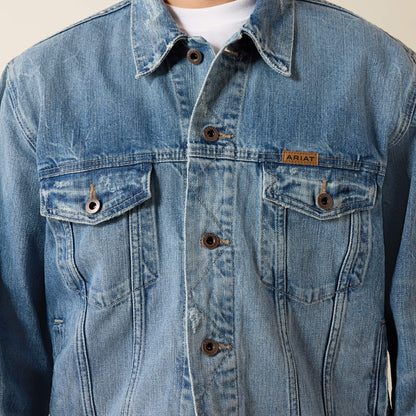 Denim Trucker Jacket Men | Ariat on sale