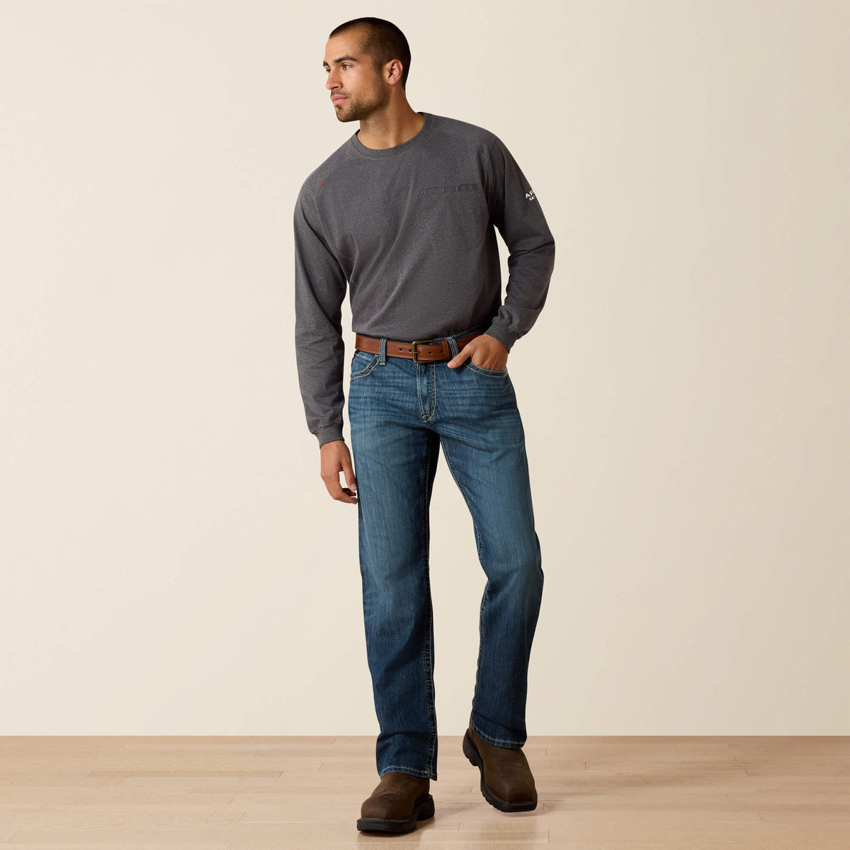 FR M4 Relaxed Stretch DuraLight Boundary Boot Cut Jean Men | Ariat sale