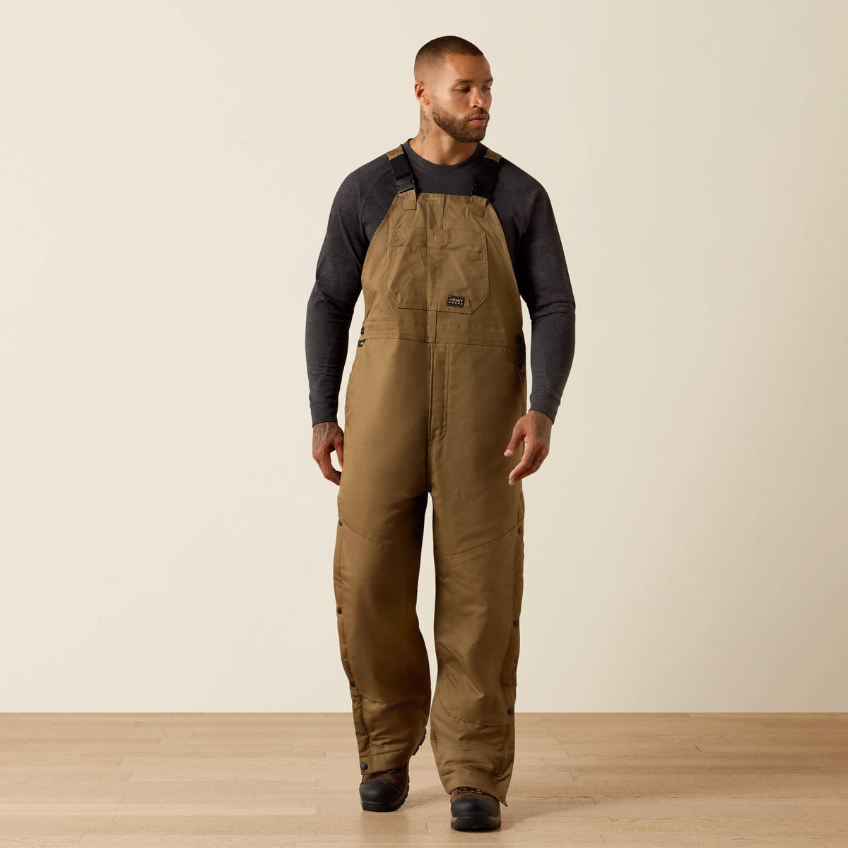 Rebar DuraCanvas Stretch Insulated Bib Men | Ariat for sale