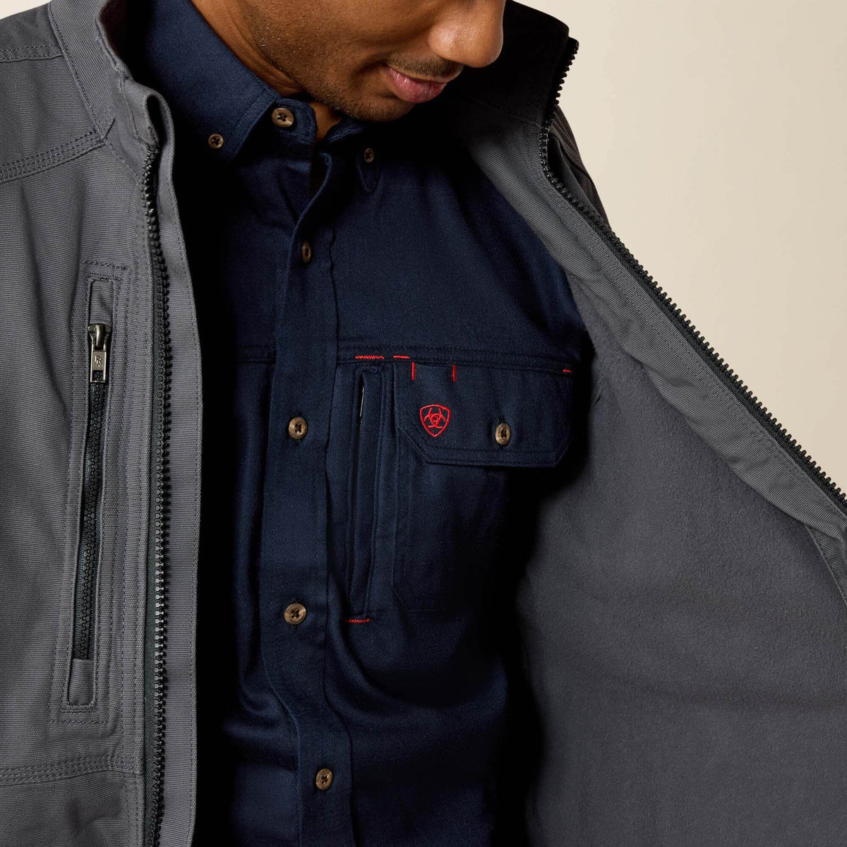 FR DuraLight Cordura Canvas Vest Men | Ariat for sale