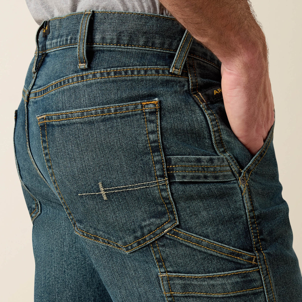 Rebar M7 Slim DuraStretch Workhorse Straight Leg Jean Men | Ariat online