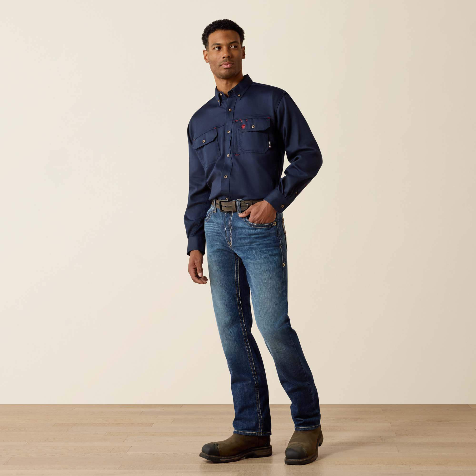 FR M5 Straight DuraStretch Truckee Stackable Straight Leg Jean Men | Ariat online shop