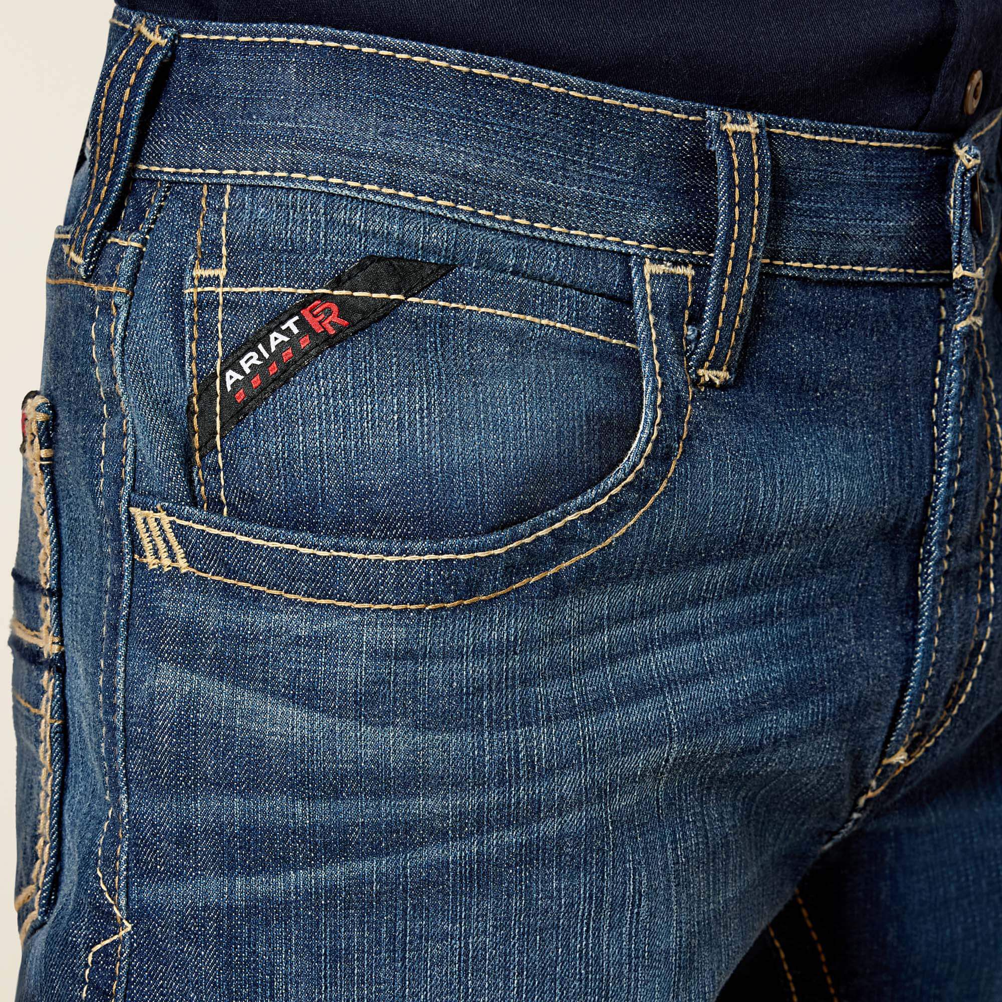 FR M5 Straight DuraStretch Truckee Stackable Straight Leg Jean Men | Ariat online shop