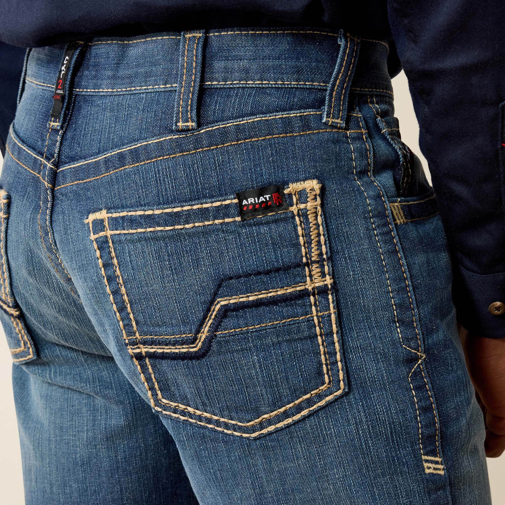 FR M5 Straight DuraStretch Truckee Stackable Straight Leg Jean Men | Ariat online shop