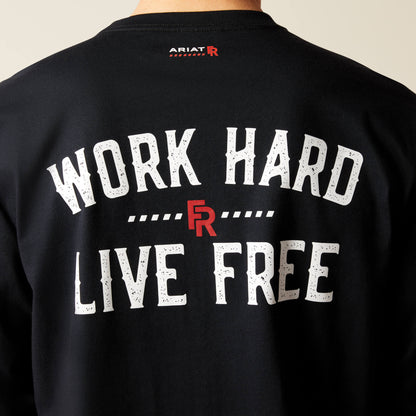 FR Work Hard Live Free T-Shirt Men | Ariat online