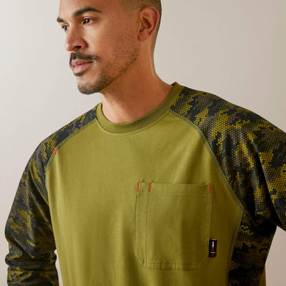 FR AC Stretch Camo Baseball T-Shirt Men | Ariat online shop