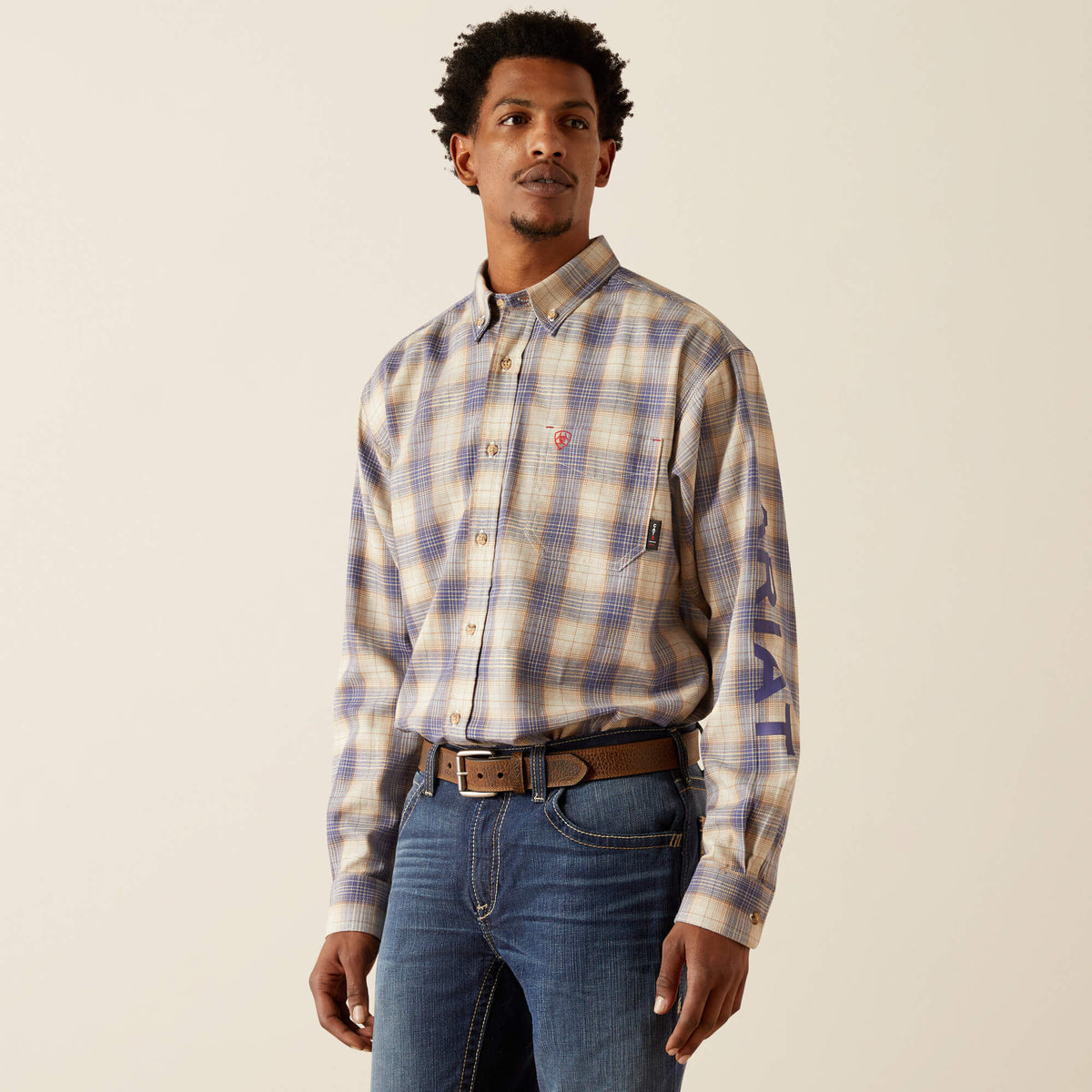 FR Crenshaw Logo Work Shirt Men | Ariat on sale