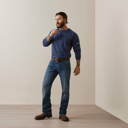 FR Air Refinery Row Graphic Henley Top Men | Ariat for sale