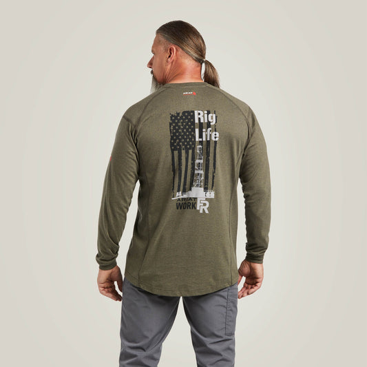 FR Air Rig Life Graphic T-Shirt Men | Ariat for sale