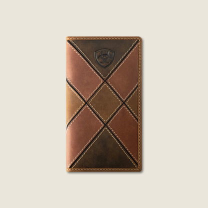Patchwork Embroidered Logo Rodeo Wallet Men | Ariat sale