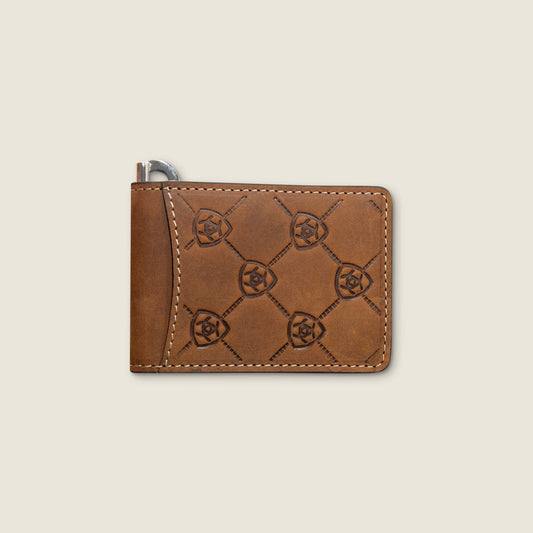 Ariat Logo Print Money Clip Wallet Men | Ariat sale