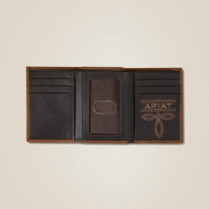 Flag Shield Trifold Wallet Men | Ariat outlet