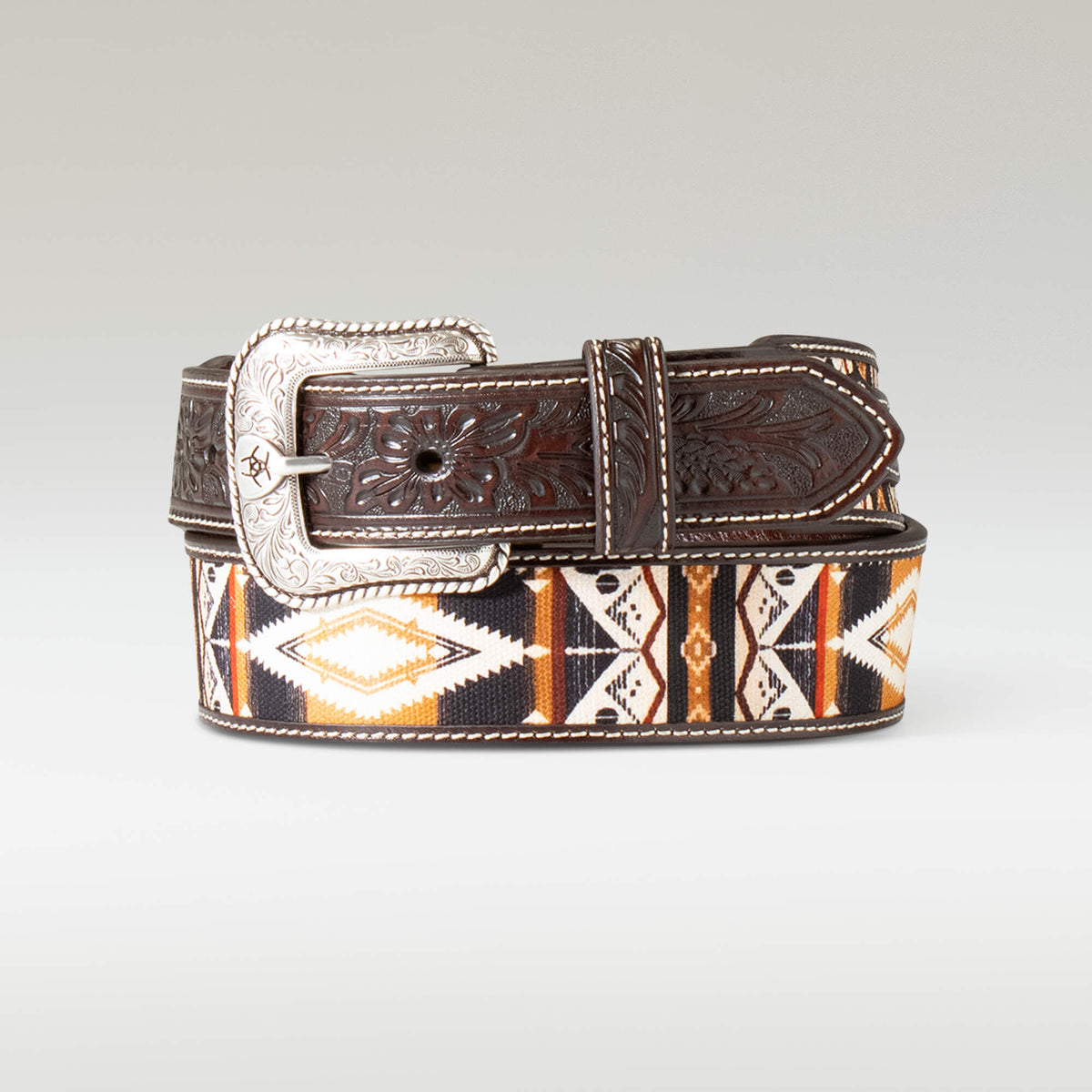 Floral Inlay Belt Men | Ariat outlet