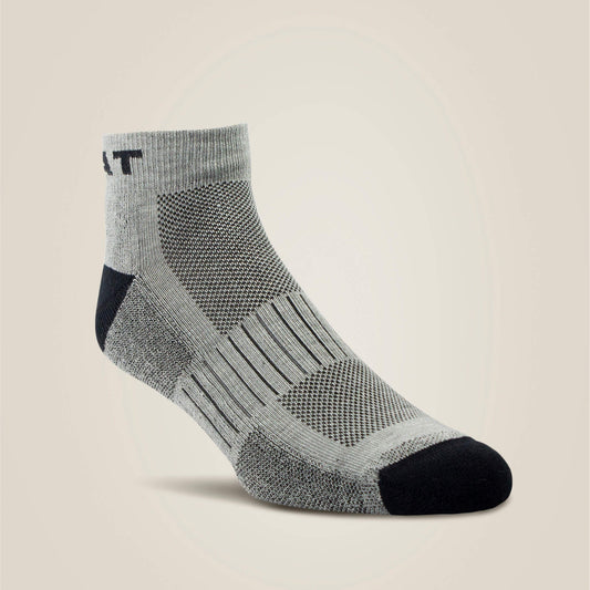 High Performance Quarter Crew Tek Work Sock 3 Pair Pack Men / Women | Ariat online