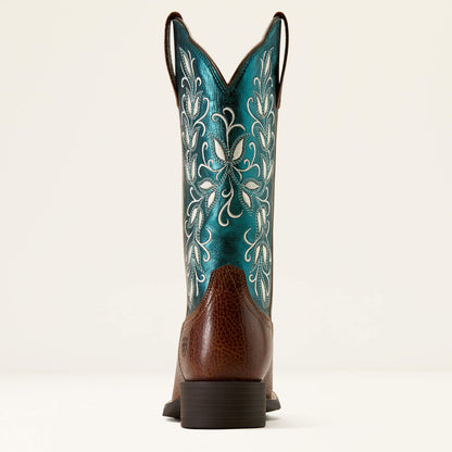 Round Up Holly Wide Square Toe Western Boot Women | Ariat discount