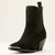 DISTRESSED BLACK SUEDE