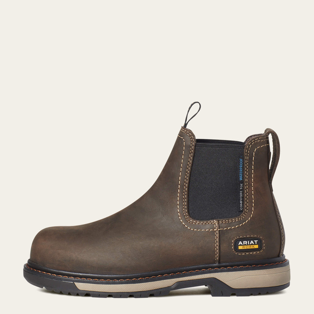 Riveter Chelsea CSA Waterproof Composite Toe Work Boot Women | Ariat on sale