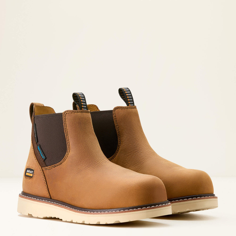 Rebar Wedge Chelsea Waterproof Composite Toe Work Boot Women | Ariat discount