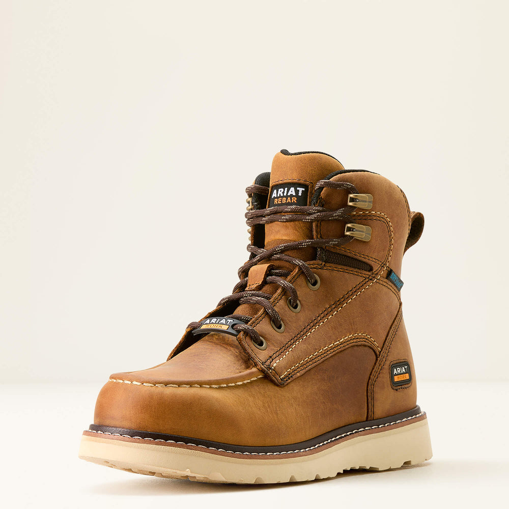 Rebar Wedge Moc Toe Waterproof Work Boot Women | Ariat outlet