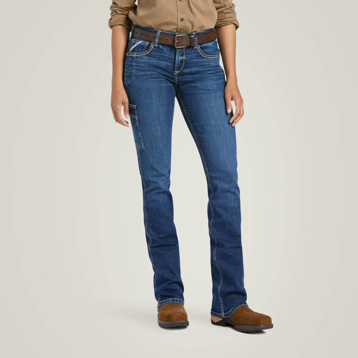 Rebar Work Flex Perfect Rise Riveter Boot Cut Jean Women | Ariat for sale