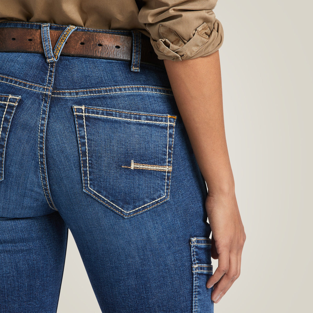 Rebar Work Flex Perfect Rise Riveter Boot Cut Jean Women | Ariat for sale