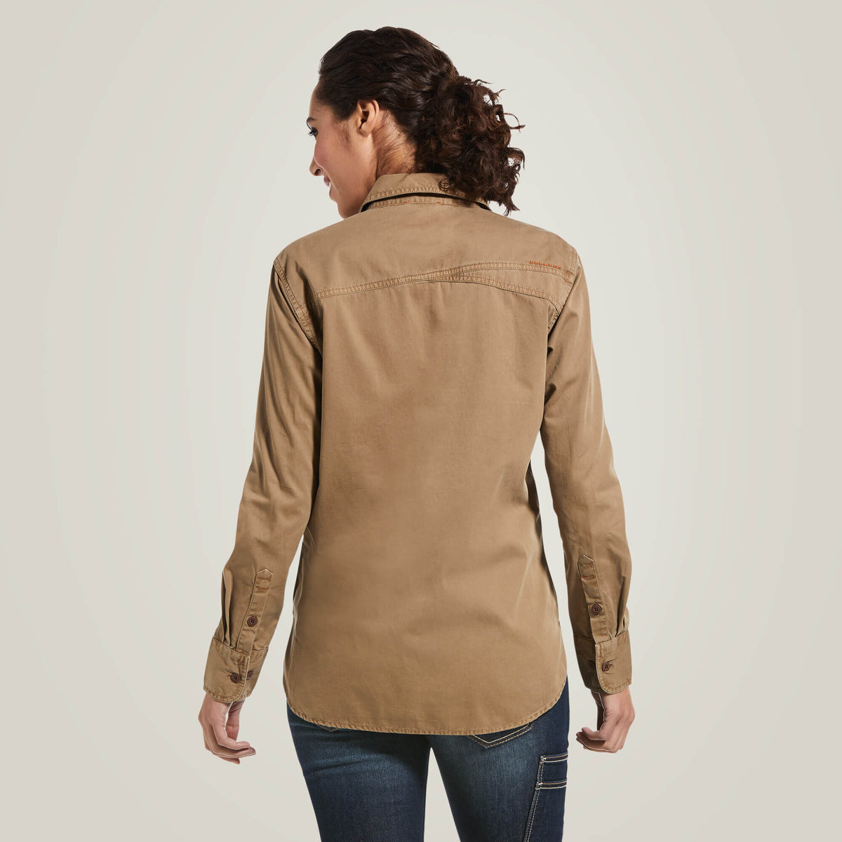 Rebar Washed Twill Work Shirt Women | Ariat discount