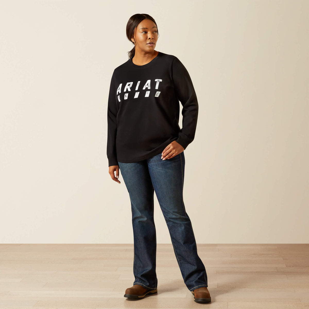 Rebar Cotton Strong Logo T-Shirt Women | Ariat online