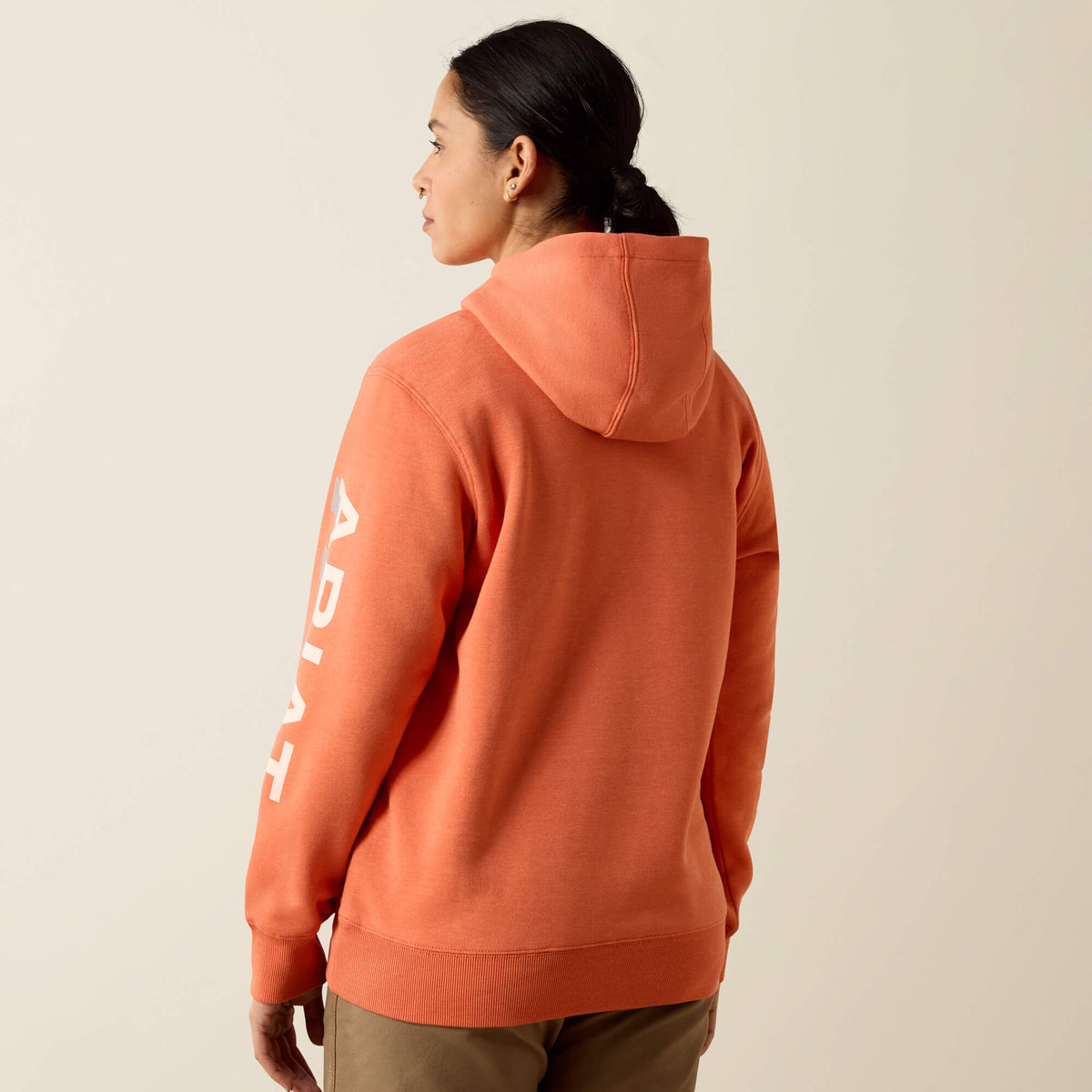 Rebar Lightweight Logo 1/2 Zip Hoodie Women | Ariat outlet