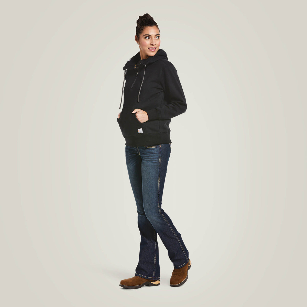 Rebar Skill Set 1/2 Zip Hoodie Women | Ariat sale