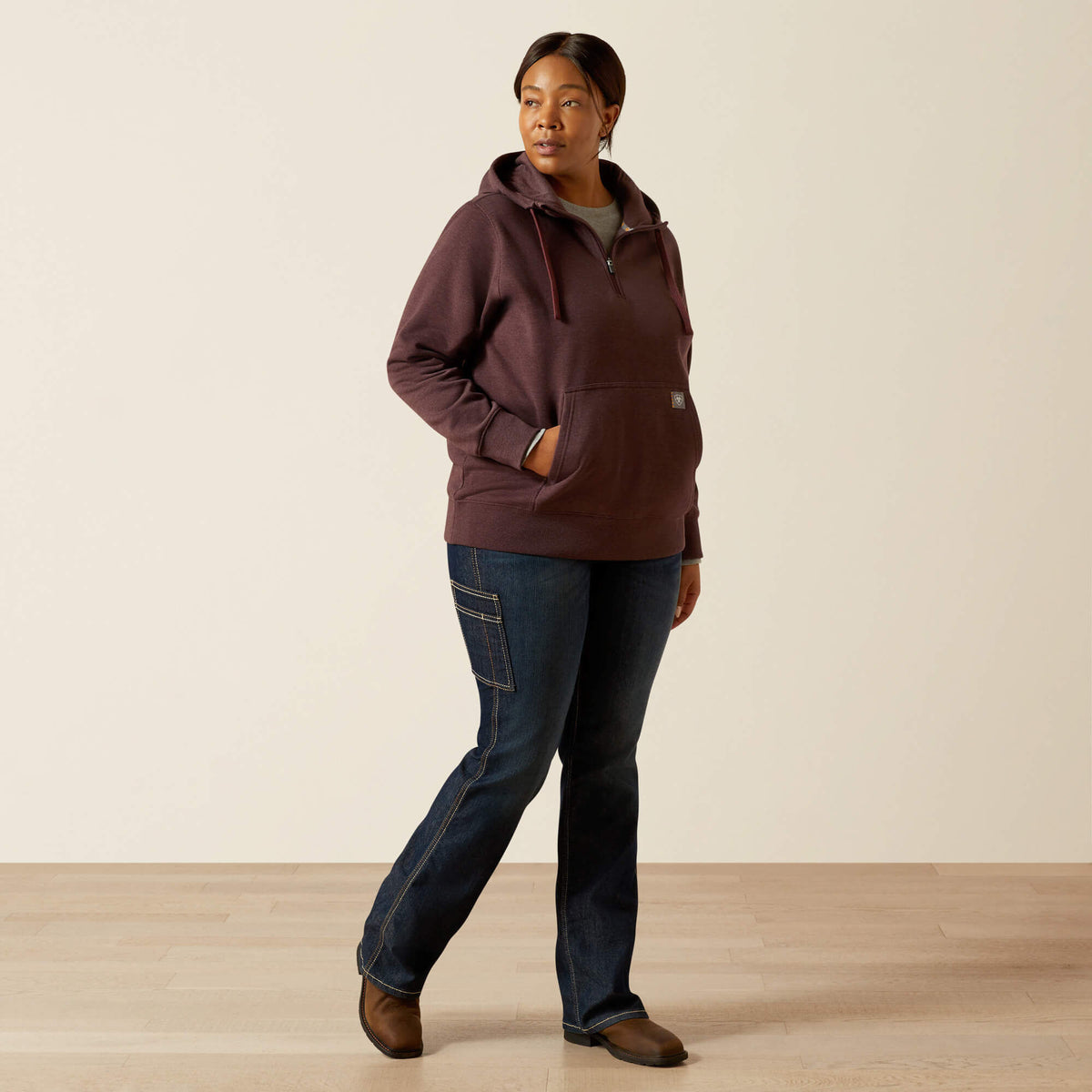Rebar Skill Set 1/2 Zip Hoodie Women | Ariat for sale