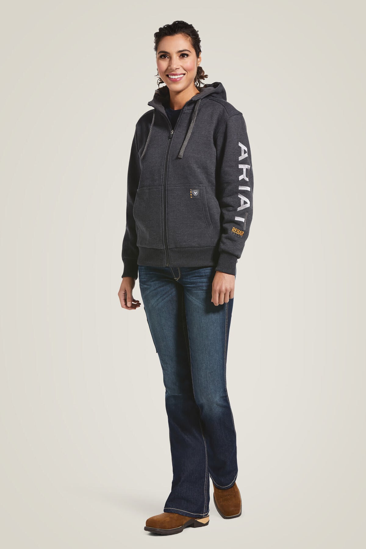 Rebar All-Weather Full Zip Hoodie Women | Ariat outlet