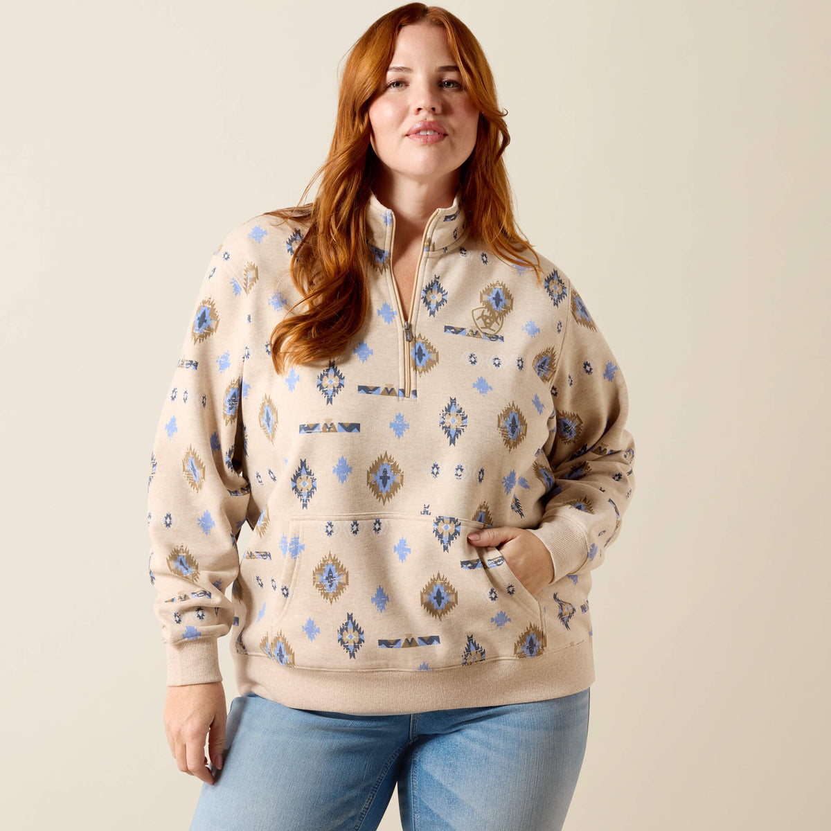 Sapphire 1/2 Zip Sweatshirt Women | Ariat for sale