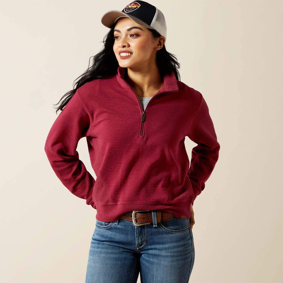 High Noon 1/2 Zip Pullover Women | Ariat on sale