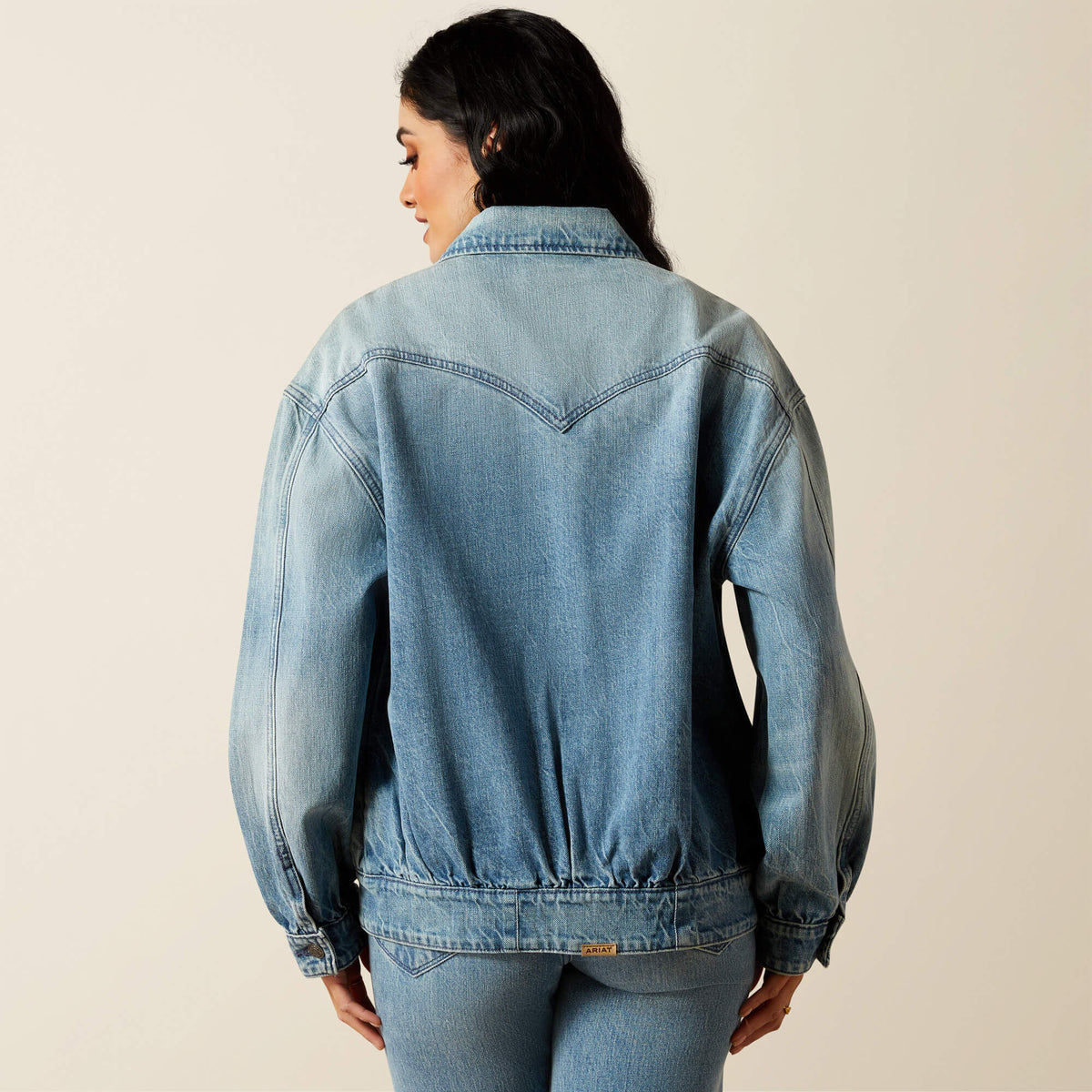 Cheyenne Denim Bomber Jacket Women | Ariat online