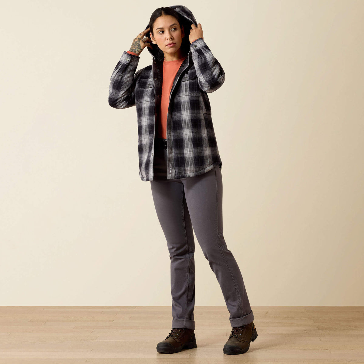 Rebar Flannel Insulated Shirt Jacket Women | Ariat online shop